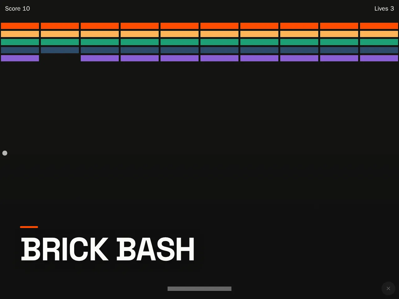 Screenshot of Brick Bash