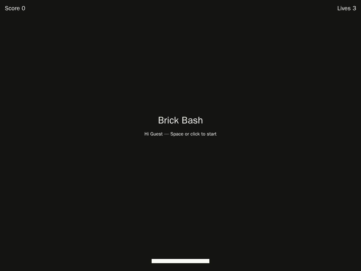 Screenshot of Brick Bash
